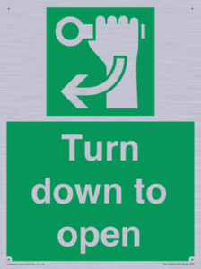 SA11805: Turn down to open