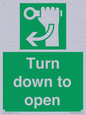 SA11805: Turn down to open