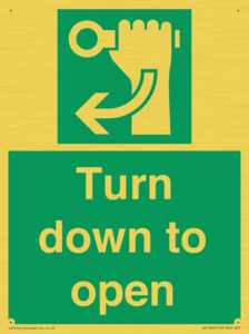 SA11805: Turn down to open