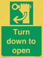 SA11805: Turn down to open
