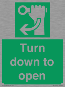 SA11805: Turn down to open