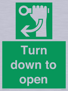 SA11805: Turn down to open