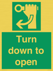 SA11805: Turn down to open