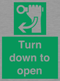 SA11805: Turn down to open