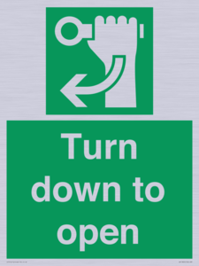 SA11805: Turn down to open