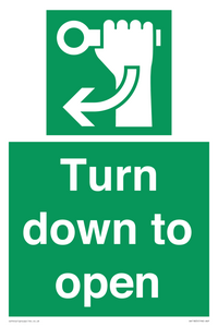 SA11805: Turn down to open
