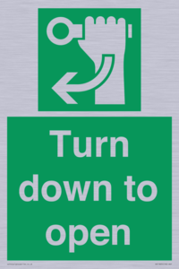 SA11805: Turn down to open