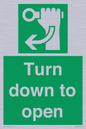 SA11805: Turn down to open