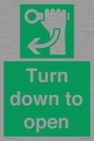 SA11805: Turn down to open