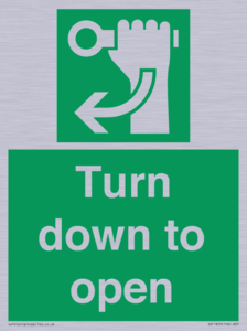 SA11805: Turn down to open