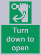 SA11805: Turn down to open