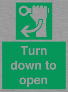 SA11805: Turn down to open