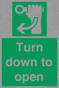 SA11805: Turn down to open