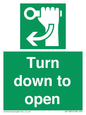 SA11805: Turn down to open
