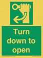 SA11805: Turn down to open