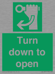 SA11805: Turn down to open