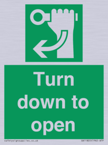 SA11805: Turn down to open