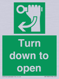 SA11805: Turn down to open