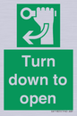 SA11805: Turn down to open