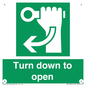SA11805: Turn down to open