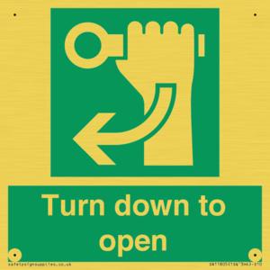 SA11805: Turn down to open