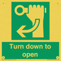 SA11805: Turn down to open