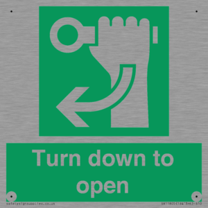 SA11805: Turn down to open