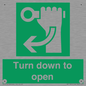 SA11805: Turn down to open