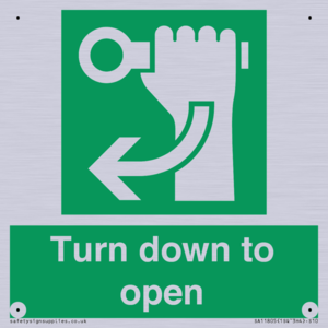 SA11805: Turn down to open