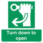SA11805: Turn down to open