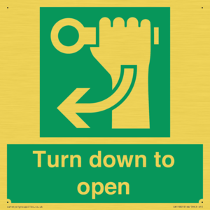 SA11805: Turn down to open