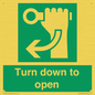 SA11805: Turn down to open