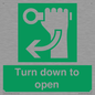 SA11805: Turn down to open