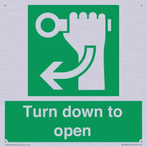 SA11805: Turn down to open