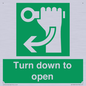 SA11805: Turn down to open