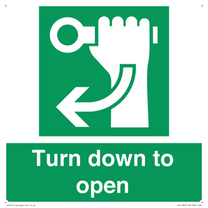 SA11805: Turn down to open