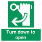 SA11805: Turn down to open
