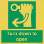 SA11805: Turn down to open