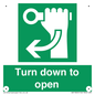 SA11805: Turn down to open