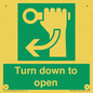 SA11805: Turn down to open