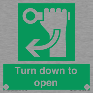 SA11805: Turn down to open