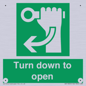 SA11805: Turn down to open