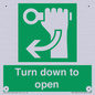 SA11805: Turn down to open