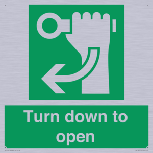 SA11805: Turn down to open