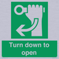 SA11805: Turn down to open