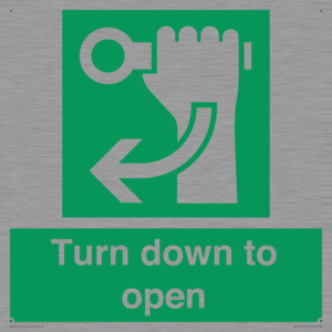 SA11805: Turn down to open