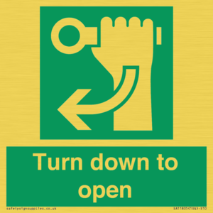 SA11805: Turn down to open