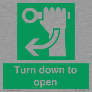 SA11805: Turn down to open