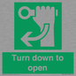 SA11805: Turn down to open