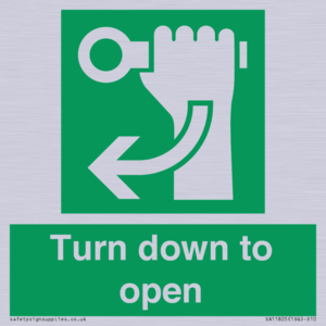 SA11805: Turn down to open